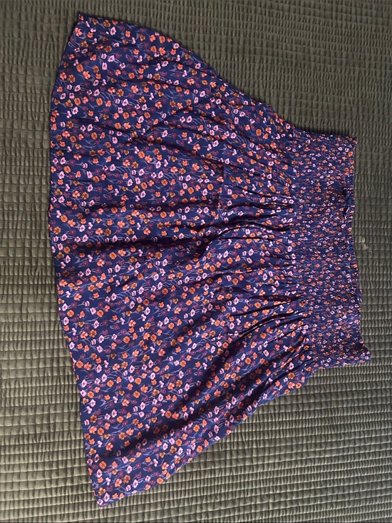 Mossimo Supply Co. Dresses & Skirts - Mossimo Supply Co. Purple Floral Smocked Circle Skirt with Pink & Orange Flowers